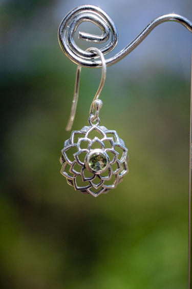 Moldavite Earrings
